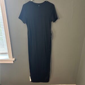 Maternity Black Fitted Dress